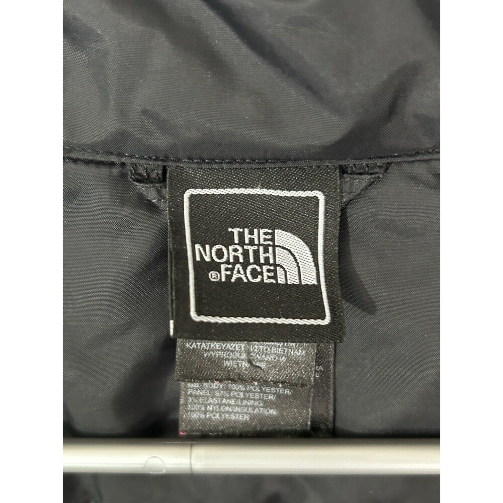 The North Face Large 14/16 Jacket Green Black Quilted Insulated Puffer Full Zip - Picture 10 of 11